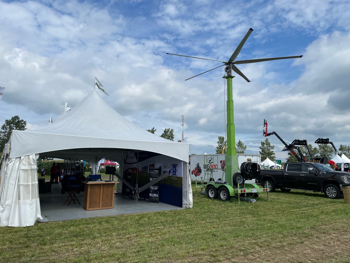 SunNorthSystems's tweet photo. Today is day 1 of #ExpoChamps 2022...Come see us at booth A-022 alongside Monitrol! Our large overhead fan (named Ethel 😉) is hard to miss! We also have a @CoreCoolSystems unit on display!   👍https://t.co/FtkjS8xtc5 #expochamps #OntAg #CdnAg #sunnorth #barnventilation https://t.co/Kk93h5wSSi