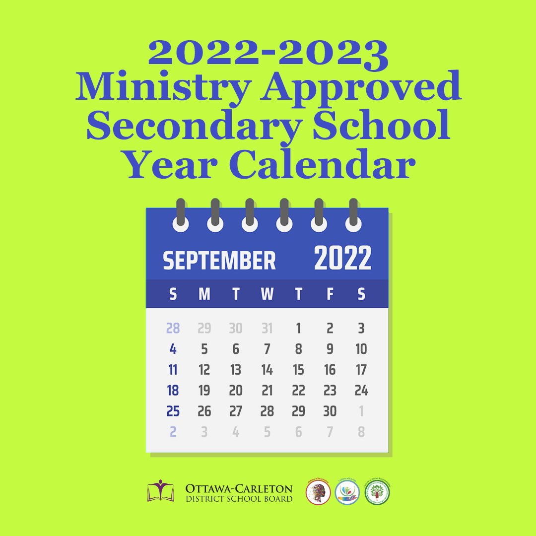 Secondary Students and Families: Looking for important dates for the upcoming school year? Visit our website to view the 2022-2023 Secondary School Year Calendar: ow.ly/QII450KvXEk