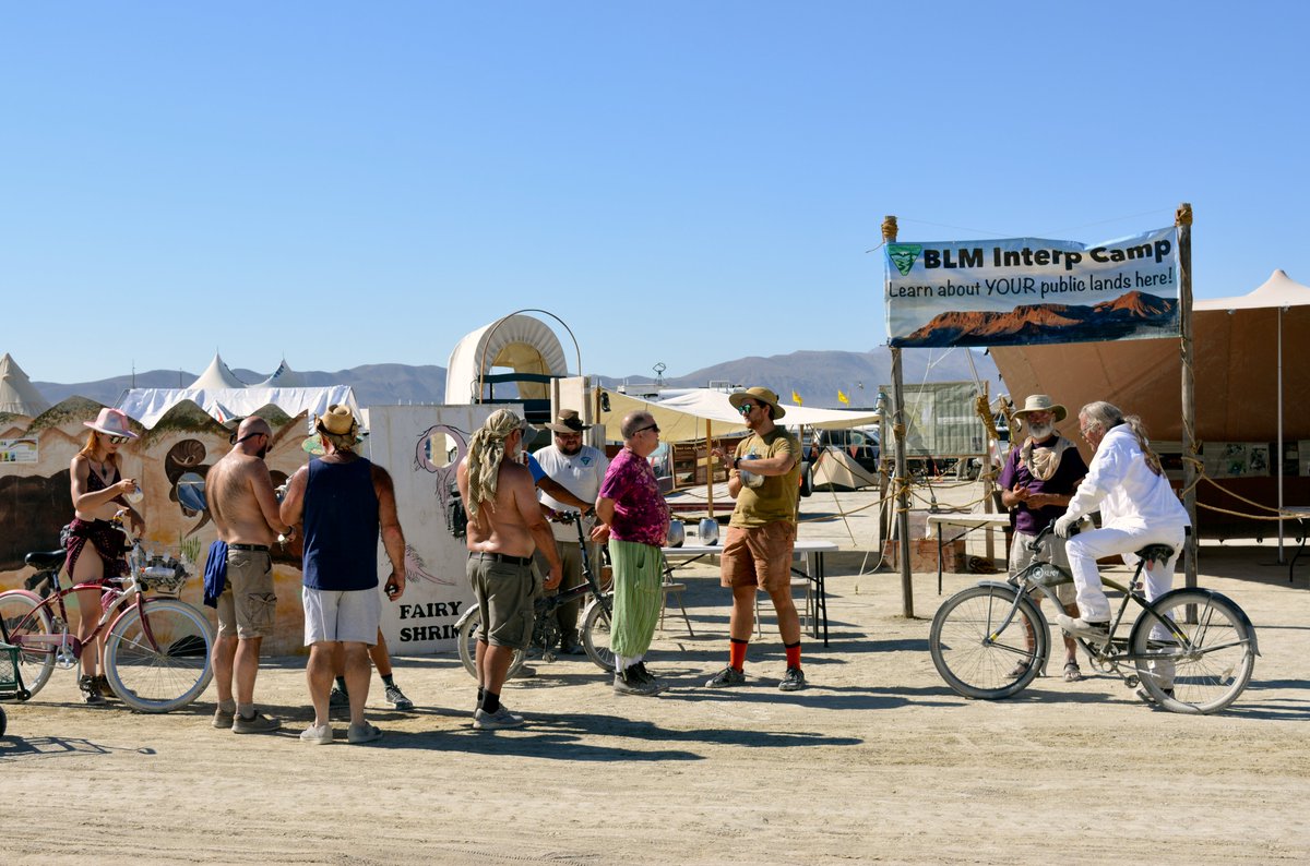 Bureau of Land Management Nevada on Twitter "The BLM Interpretive Camp is up and running at 