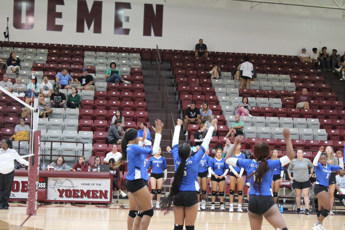 It’s GAME DAY💙💪🏽🏐
🆚: Valley Mills
📍: Connally HS
⏰: JV2 at 5pm; JV1; Var (all games will be played in one gym)
🎟 Link: spicket.events/connally
#PTW #PROVE <a href="/reeeeeupppppp/">Coach Snell 2.0</a> <a href="/rearee_/">Coach Reed</a>  @chandlersharp13 <a href="/ConnallyISD/">Connally ISD</a> <a href="/connally_hs/">Connally High School</a> @ccadetathletics <a href="/GerikTerry/">Terry Gerik</a>