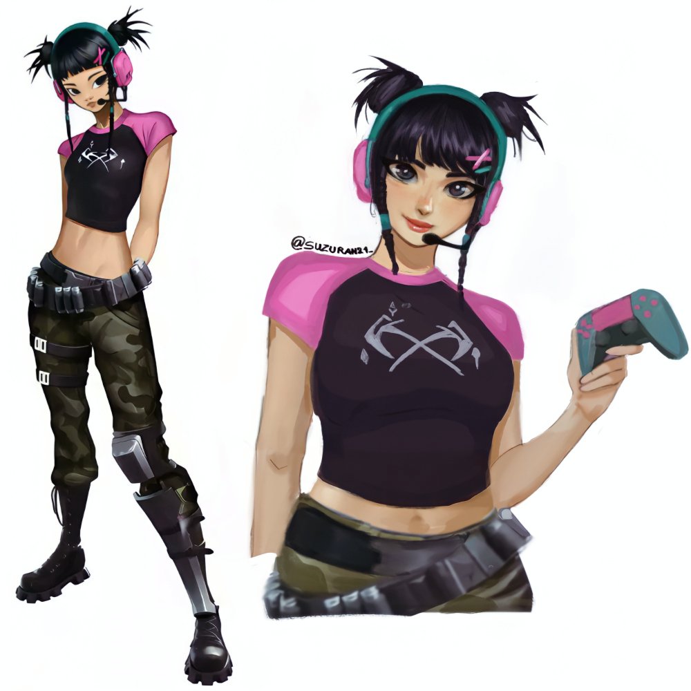 I drew that cute girl from survey !🎮🤍
#Fortnite #FortniteVibin #FortniteArt #Art