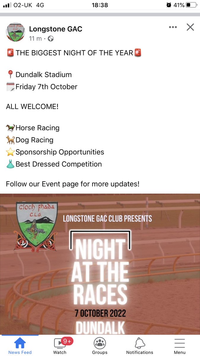 Everyone welcome, big night coming up soon, get in contact with any club or committee member for details