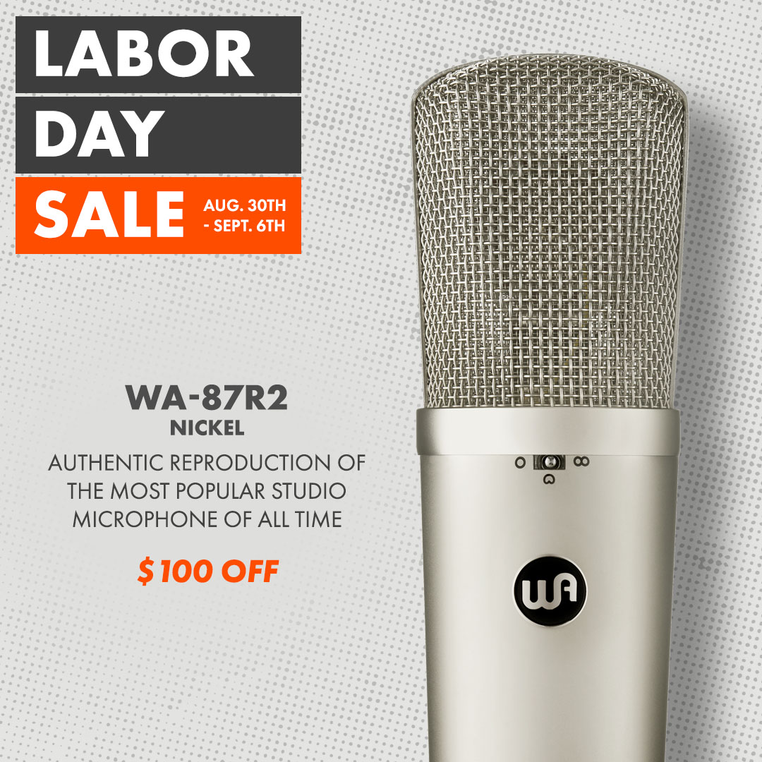 WarmAudio's tweet photo. 📣 LABOR DAY SALE ENDS SOON 📣 You don’t want to miss these savings ending Sept 6th!
Valid for US customers only.
👇
https://t.co/Smh1JluC2X
#warmaudio #sales #deals #wa87r2 #directboxes #microphone #budgetmic #budget #analog #studio #recording #recordingstudio https://t.co/hC6SFjOCts