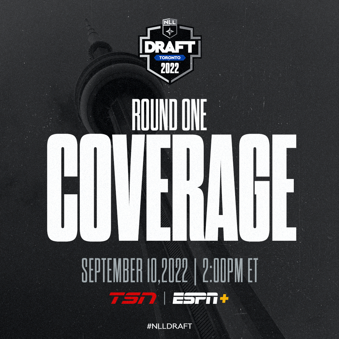 Tune in to the 2022 NLL Draft live on Sept 10th!

📺:TSN Digital &amp; ESPN+

Details: nll.com/news/espn-tsn-…