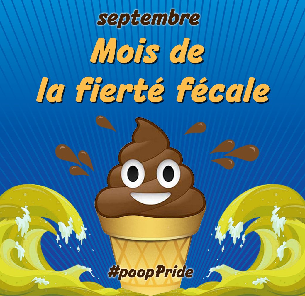 FSeclit's tweet photo. En septembre c'est la #poopPride. Les lycées et collèges vont aborder le sujet de la fierté fécale avec les élèves pour casser le tabou des excréments :
- Débats
- Démonstrations et concours
- Ateliers sculpture
Cette année, ils retireront aussi les portes des WC.
Participez !!! https://t.co/ktiVy3mU4K