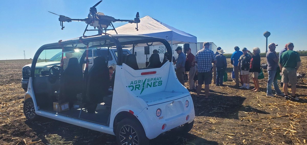 Blue skies, sunshine and made to order weather at the 
<a href="/FPShow/">Farm Progress Show</a>  Agri Spray Drones demo location! Stop by to learn more about the technology and how it can help your operation. #fps22