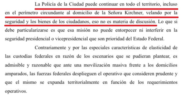 ceisegura's tweet photo. Larreta no sólo dice que no va a acatar el fallo de un juez, sino que además miente cuando dice que ese fallo no le permite a la Ciudad seguir trabajando en la seguridad de los vecinos. La resolución judicial es muy clara: https://t.co/oQSoMIKUwO