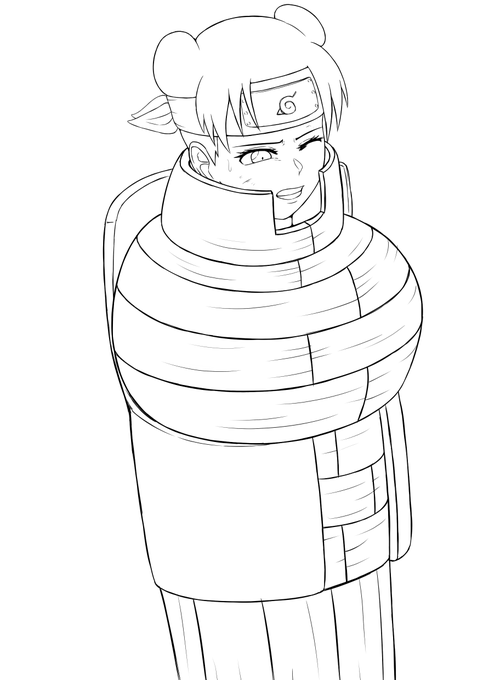 テンテンも描いてます。 