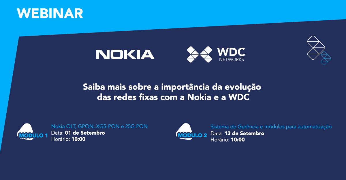 wdcnetworks's tweet photo. Conheça a visão da @Nokia sobre as redes de acesso fixo, GPON e suas evoluções.
Alcance a ferramentas robustas através dos módulos de sistema de gerência que simplificam e automatizam processos.
Inscrições: https://t.co/cYHTsda5jb
.
.
#wdcnetworks #LVTC3 #nokia #telecom https://t.co/PiZouMMHxa