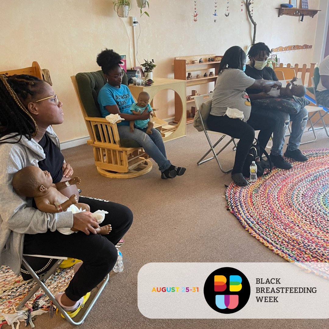 BirthDetroit's tweet photo. Birth Detroit creates a new foundation through human lactation by educating a new generation of parents.
#BBW2022
#BBW10Years
#BuildBirthDetroit
#DetroitNeedsABirthCenter https://t.co/w8hGpxRSIK