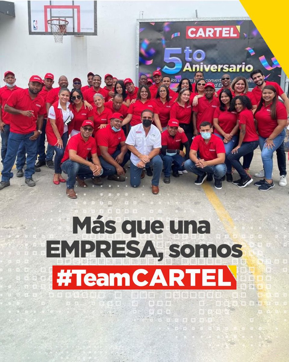 Nuestra misión es potenciar el valor a las marcas de nuestros clientes a través de la publicidad exterior 🤝

¡Somos más que una empresa, somos #TeamCartel!

#TeamCartel #cartel #equipo