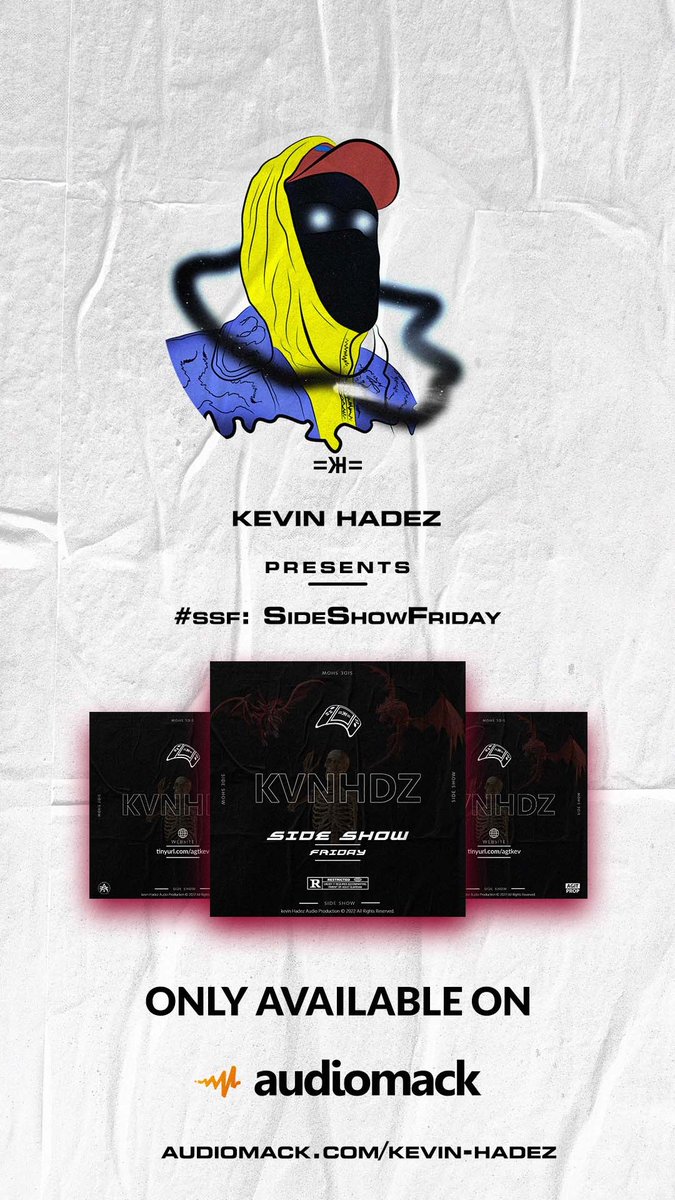 kevinHadez's tweet photo. #SSF: ``every fridge is #SideShowFriday``

NOW AVAILABLE ON Audiomack

stream/download/Share

link: https://t.co/6ylZ8h5Ju5

#NewWave #instrumental #hiphop #trapmusic #soundDesign #rap #SAhiphop https://t.co/ANwHUaY6Vb