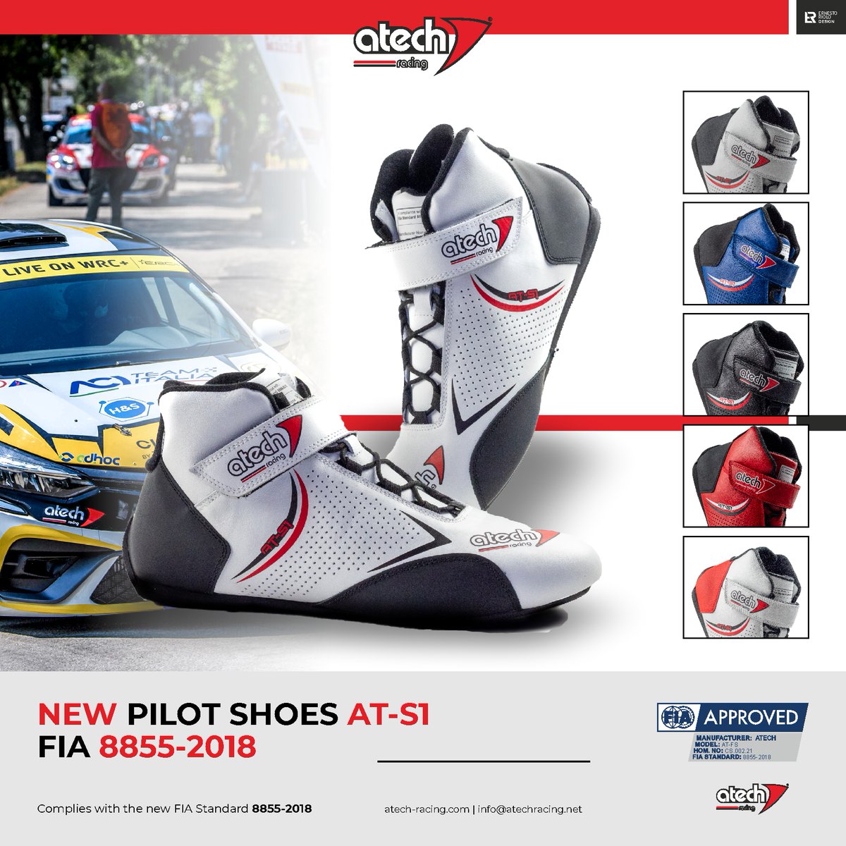 raceandrallyni's tweet photo. The all new Atech Racing ๐๐ง-๐ฆ๐ญ shoes are the latest product to be added to the range with the new ๐๐๐ ๐ด๐ด๐ฑ๐ฑ-๐ฎ๐ฌ๐ญ๐ด standard.
Now in stock and coming soon to the website...
https://t.co/3Bi4tyhzah
#Atech #atechseats #atechracing #shoes #fiaapproved #motorsport https://t.co/FJU5zZ1AIl