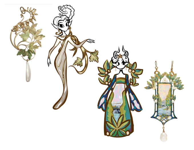 Did some doodlin and outfit design for funsies(1st one would definitely look good on adult chepi ) 