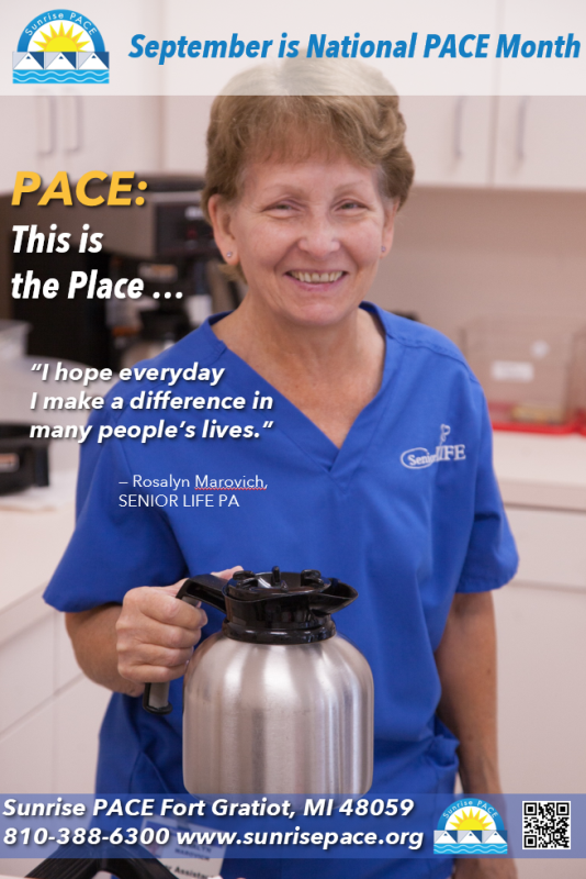 pace_sunrise's tweet photo. September is National PACE Month.

PACE is a Program of All-Inclusive Care for the Elderly.

Call 810-388-6300 or go to https://t.co/CuPdWnYr85 to find out more.

#StClairCounty #fortgratiot #Michigan #BlueWaterArea https://t.co/AtC4lpyWLz