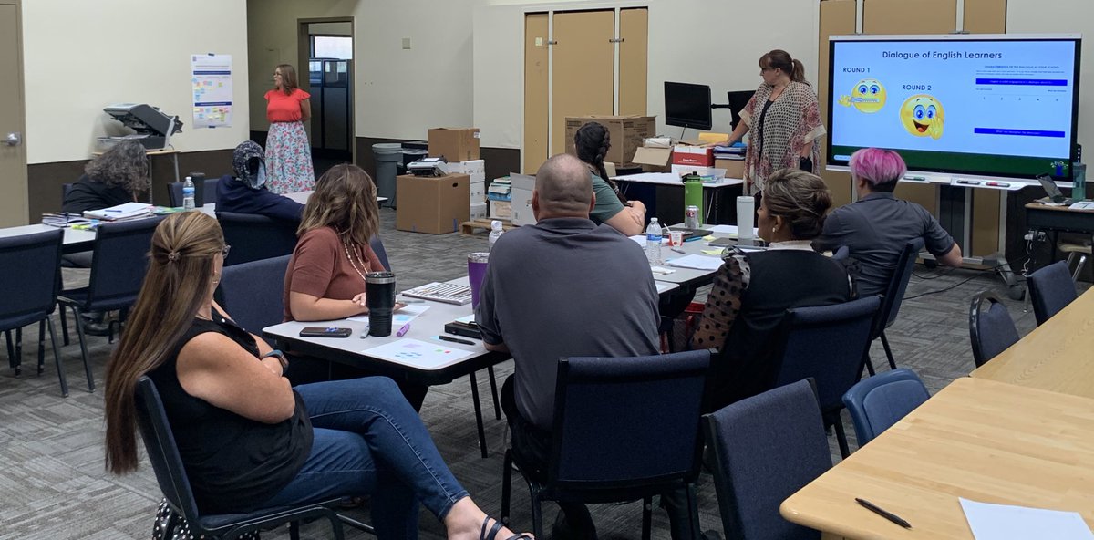 ELD training with RCOE. Helping better support our English Learners! @BanningSchool <a href="/RCOE/">RivCo Office of Education</a> #TheTimeIsNow