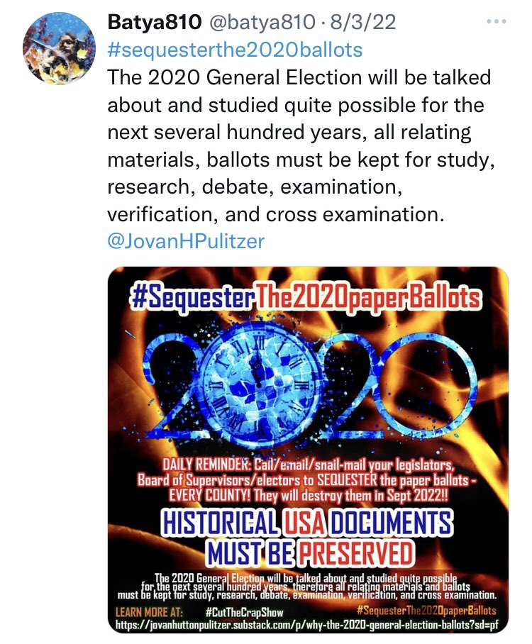 MontanaFinn's tweet photo. The clock is running out! Get your election administrators on board to sequester the ballots, other documents, and electronic data. - 3.5 weekdays left to act!
#SequesterThe2020PaperBallots
#KinematicArtifactDetection shows what we need to do to clean up our elections. https://t.co/MWS1xxoN5h