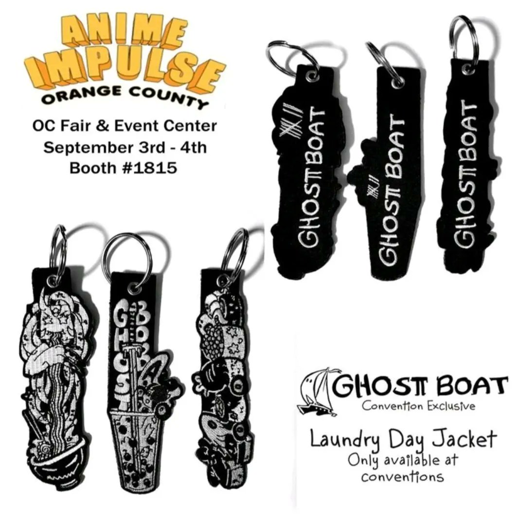 GhostboatLulu's tweet photo. @animeimpulse goodies this weekend. Well see you there! #animeimpulse #ghostboat https://t.co/6jkulVpvqY
