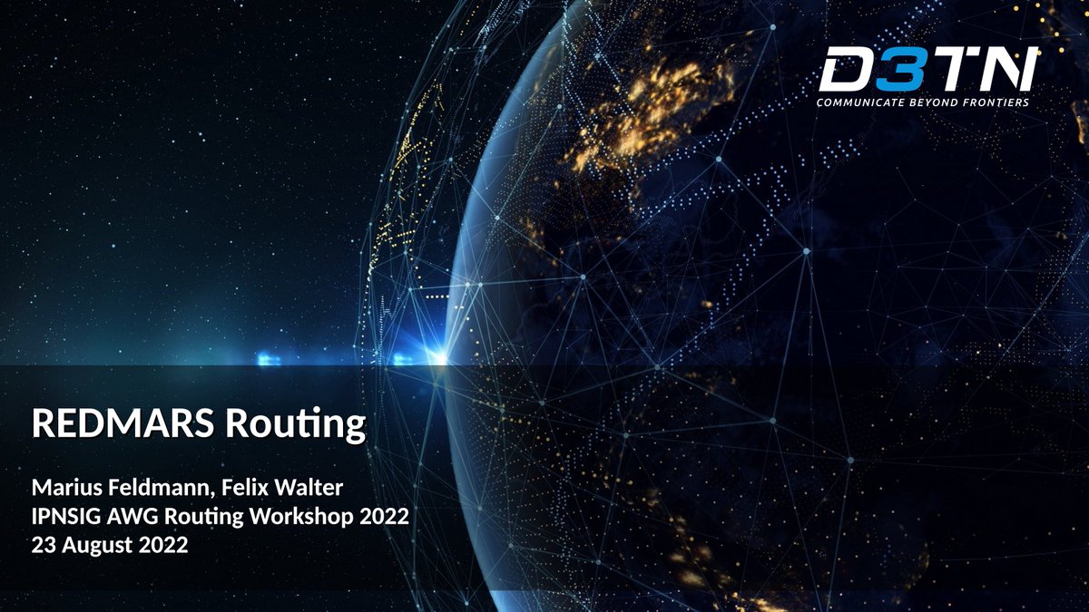 Last week, we participated in a workshop of the <a href="/IPNSIG/">InterPlanetary Network</a> (ipnsig.org) where different approaches regarding data forwarding in a #SolarSystem  #Internet were being presented and discussed. It was very interesting and we are happy to have been part of the discussion.