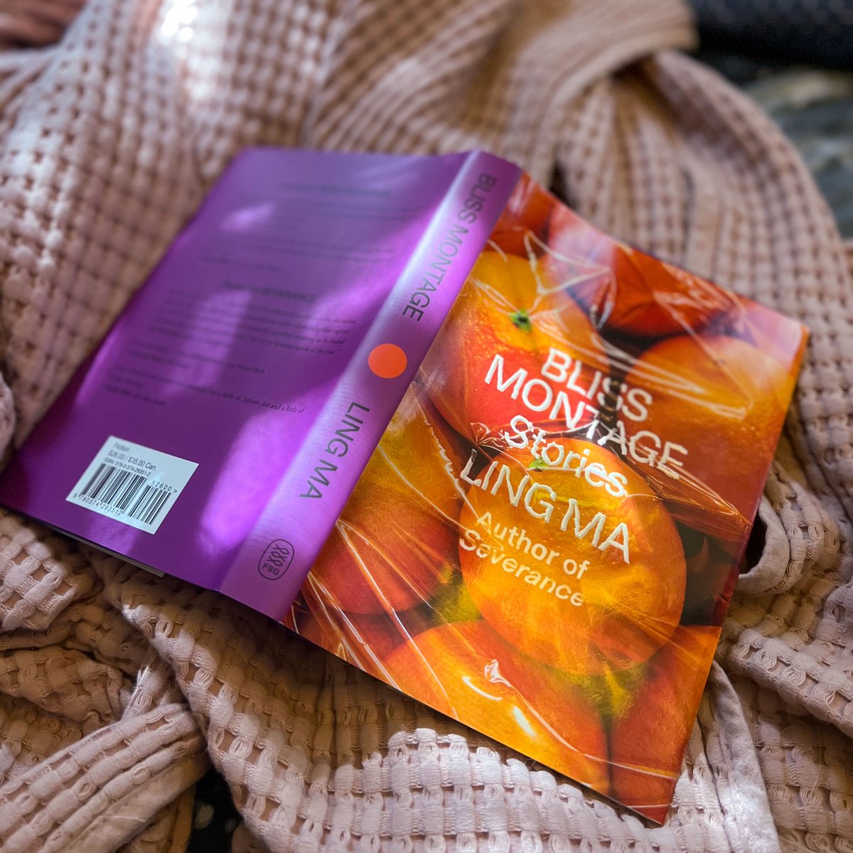 fsgbooks's tweet photo. #PreOrderSweepstakes! It's just 2 weeks until BLISS MONTAGE is out in the world, and we couldn’t wait to show you the #BlissMontage fruit bags we made to celebrate Ling Ma's new collection of short stories. 🍊Upload proof of pre-order here to enter: https://t.co/ZhjbWRUOdC https://t.co/xzdL8Sxm98