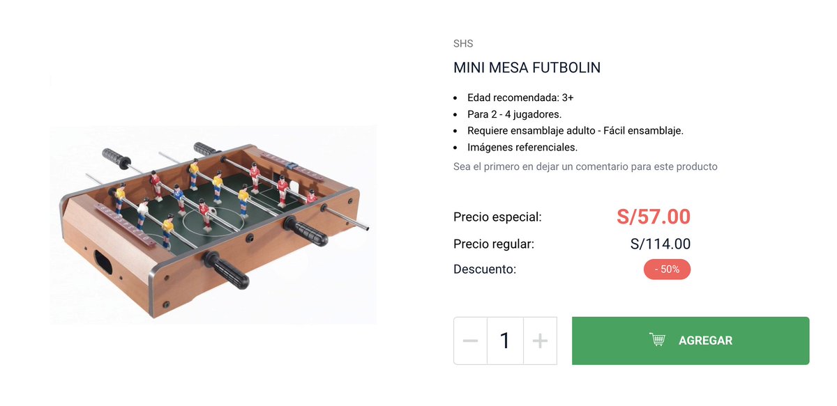 KnastaPeru's tweet photo. Mini mesa de Futbolín S/ 57.00 
https://t.co/vJSSt036wC https://t.co/qp7dvNjnbu