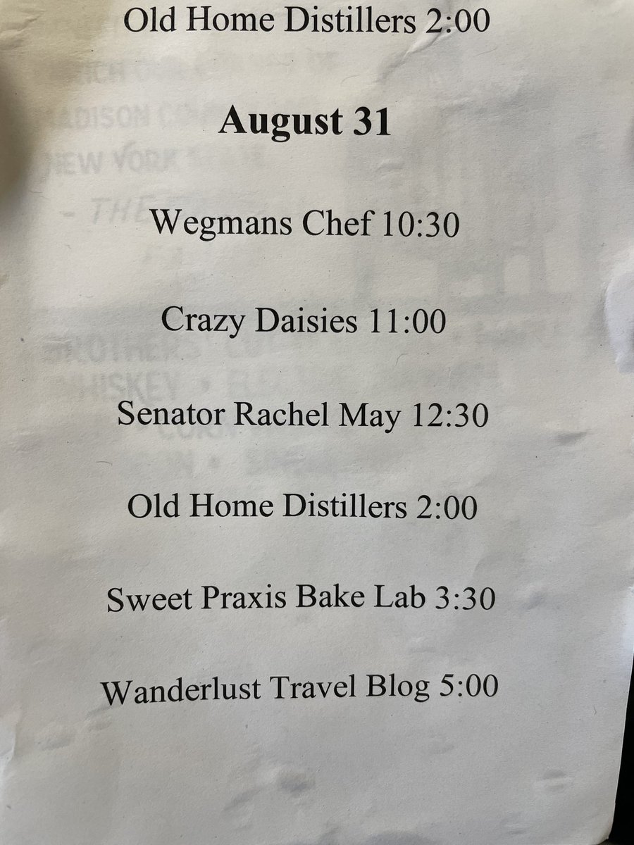 Tomorrow at 12:30 at the @NYSFair I will be doing a cooking demonstration in the @Wegmans Test Kitchen. Join me in person or stay tuned for a link to the livestream!