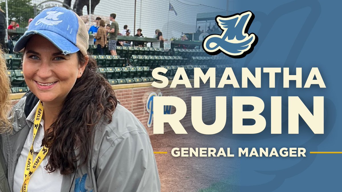 Samantha Rubin has been named the General Manager of the Madison Mallards!

She is the first female General Manager and the fourth in team history! Read about it at the link below! 🦆⚾️

northwoodsleague.com/madison-mallar…