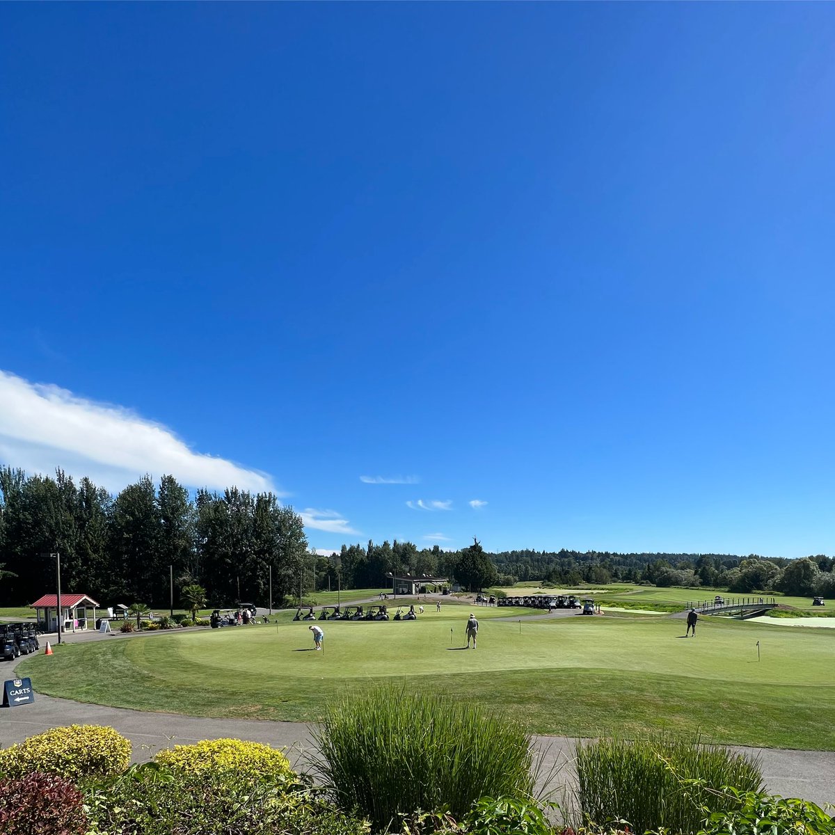 Nothing better than playing golf on a beautiful day!