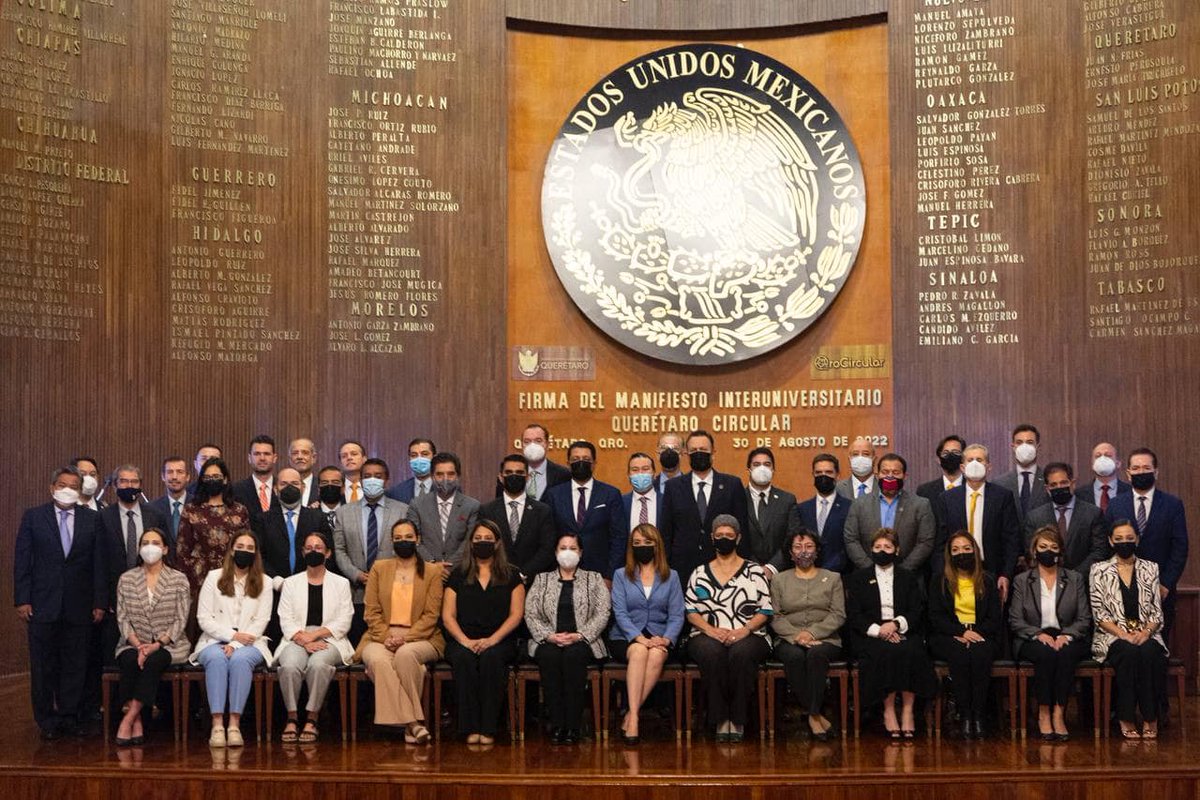 cicataqro's tweet photo. El IPN-CICATA Querétaro participó en la firma del Manifiesto Interuniversitario Querétaro Circular, donde varias instituciones educativas del estado se comprometen en sumar esfuerzos para afrontar los retos del cambio climático y sostenibilidad.
#QroCircular #IPN https://t.co/VlK9Zmo9My