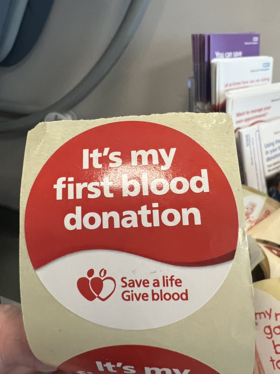 There will be many more! I was unable to donate for many years, anaemia and low Vitamin D but I’m finally there! 🩸