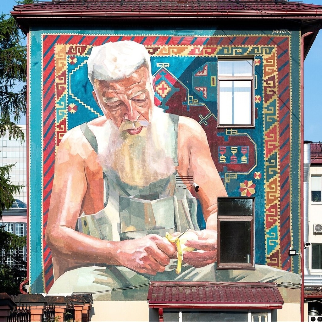 streetartUS's tweet photo. #Streetart by #WuperKec @wuperkec in #Yekaterinburg, Russia, for #Stenograffia @stenograffia
Photo by @pave1ivanov
More pics at: https://t.co/i7Ngh2jEac
Via @cultureforfreedom
#streetartyekaterinburg #streetartrussia #russiastreetart #art #graffiti #mu… https://t.co/BTv6xPgjXO https://t.co/4MTFAMv1k4