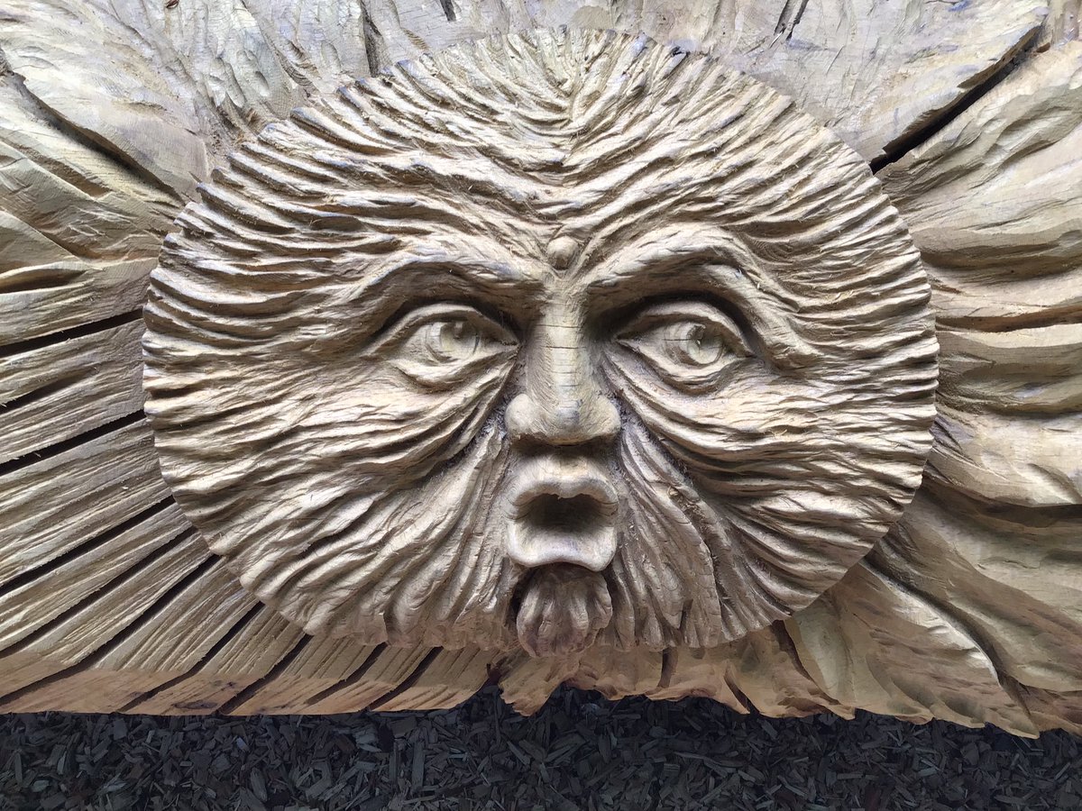 robsonandcowan's tweet photo. If you go down to the woods today,your sure of a BIG surprise 
@WallingtonNt #Elementree and
 #CalverleyOwl,Has Tommy Craggs been let loose with his chainsaw again @NT_TheNorth #SculptureGarden #woodwork https://t.co/3n37MUJ3cT
