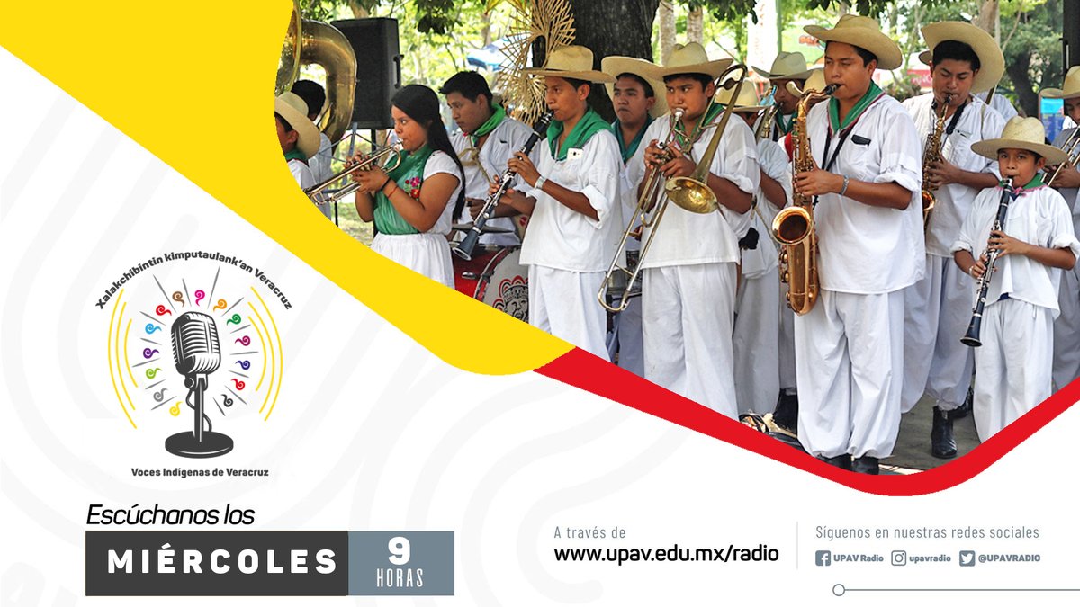 UPAVRADIO's tweet photo. Este miércoles no te pierdas el programa Xalakchibintin Kimputaulank'an Veracruz “Voces Indígenas de Veracruz”, hablaremos de "La traducción de canciones como estrategia para fortalecer la lengua Náhuatl". 
¡No te lo pierdas!🙌🏼 @AVELIgobmx https://t.co/SNasou0ZjW