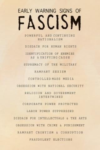 The next time you see a Trumpist bleating and whining about being called a semi-fascist, show him this from the Holocaust Museum