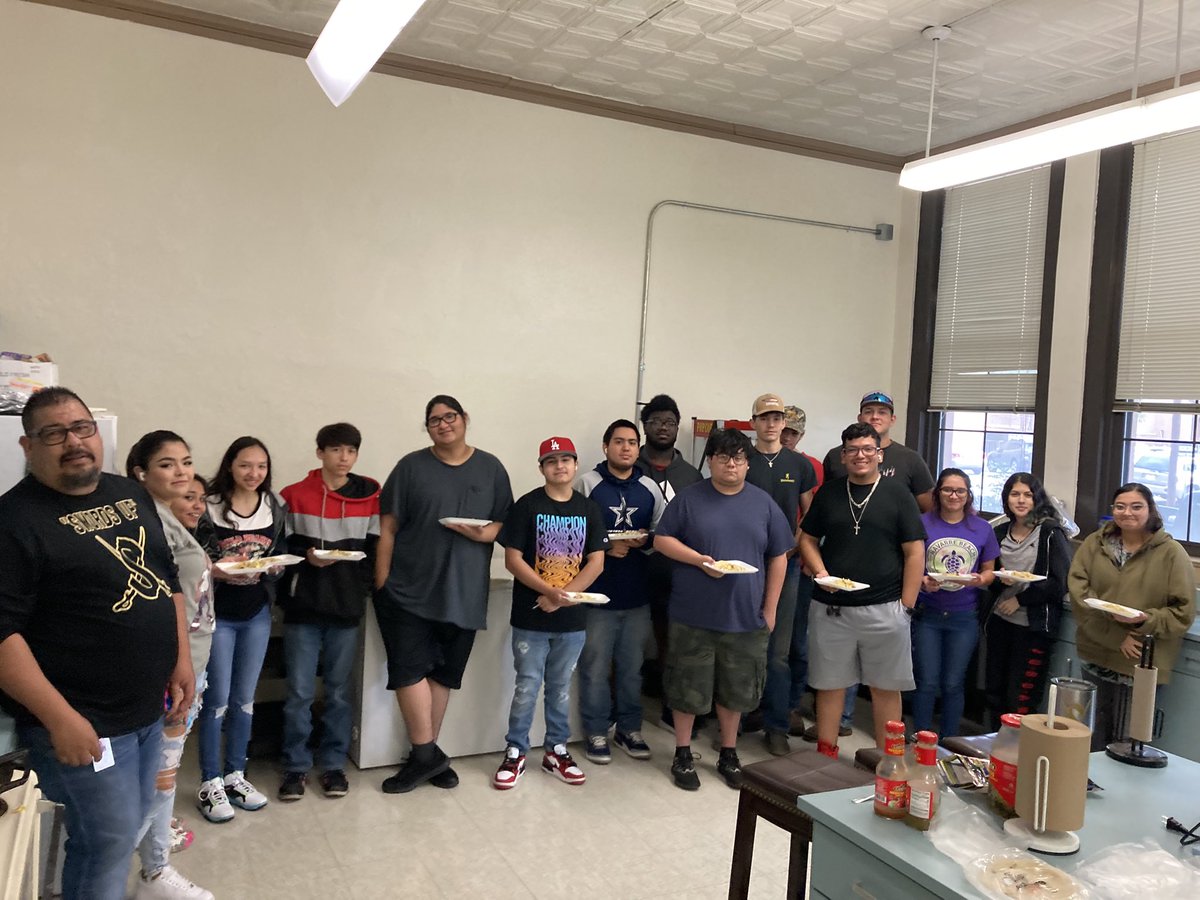 #MBLCStrong #WeAreSeguin it’s Taco Tuesday some of my great group of students that had perfect attendance last week. Way to go!