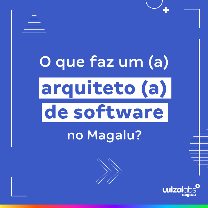 luizalabs's tweet photo. Você já conhece a função de um (a) #arquitetodesoftware e como é a sua atuação aqui no Magalu?
Convidamos o Jean Rodrigues e o Rodrigo Braga para nos ajudarem a esclarecer!

Confira.

#arquiteturadesoftware #software #tech https://t.co/jE1kC4KiUm