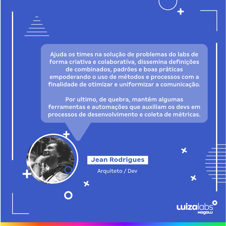 luizalabs's tweet photo. Você já conhece a função de um (a) #arquitetodesoftware e como é a sua atuação aqui no Magalu?
Convidamos o Jean Rodrigues e o Rodrigo Braga para nos ajudarem a esclarecer!

Confira.

#arquiteturadesoftware #software #tech https://t.co/jE1kC4KiUm