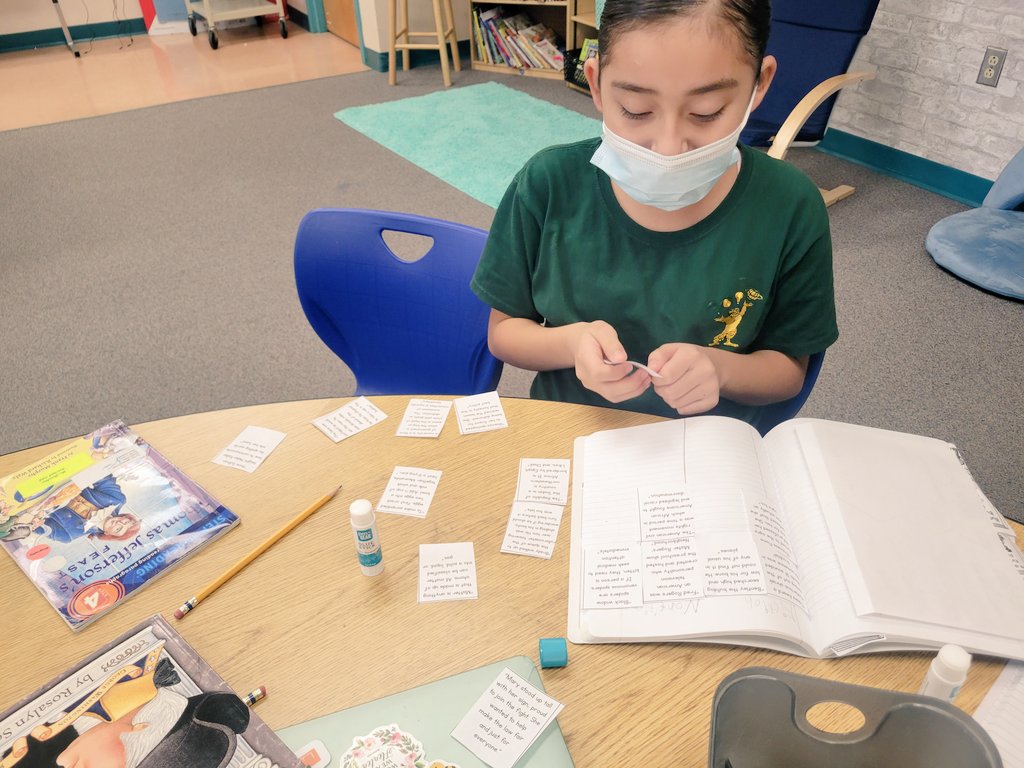 ebarrientos5's tweet photo. Understanding GENRE is crucial to be able to build our 🤔 skills! Our 📚 🧠 needs to think differently to be able to comprehend different texts! Genre sort with my 5th grade group! Favorite ? Was ,"HOW DO YOU KNOW!? " #buildinglifelongreaders https://t.co/6qbJhXTfog