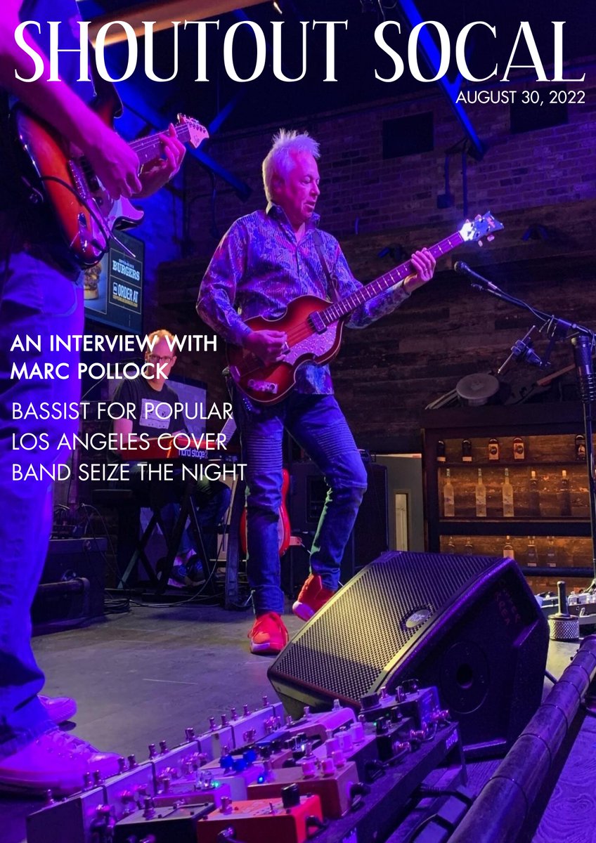 SeizeTNightBand's tweet photo. A special interview, published today with Seize The Night Bassist, Marc Pollock, courtesy of ShoutoutSoCal, discussing all things music. Check it out below and share! https://t.co/A02ATERdxB https://t.co/mTJCHaxBvD