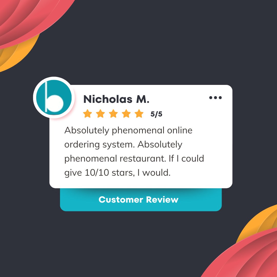 Don't believe us? Take it from the customers of BistroUX restaurants.

Learn more about BistroUX: zcu.io/B5Sx

#restaurantmarketing #restaurantgrowth #restaurantstartup #restauranttrends #restaurantbusiness #restauranttech #restaurants #onlineorder