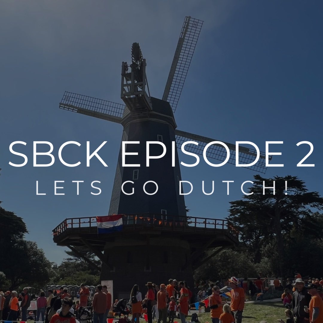 sbckpodcast's tweet photo. SBCK Episode 2: Let’s Go Dutch!  Streaming on our website or wherever you find your podcasts. #shouldbecommonknowledge #sbckpodcast #sbck https://t.co/tgR2Q8WzBO