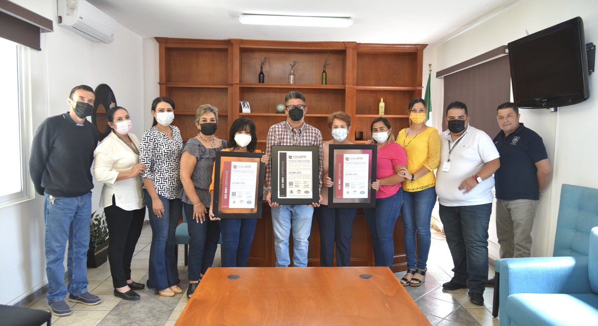 Se logró nuevamente la recertificación
para los próximos tres años del
Sistema de Gestión de la Calidad, bajo
la norma ISO 9001:2015, garantizando
un servicio de calidad, calidez y
profesional en los procesos,
cumpliendo con la política de calidad,
misión, visión y valores.