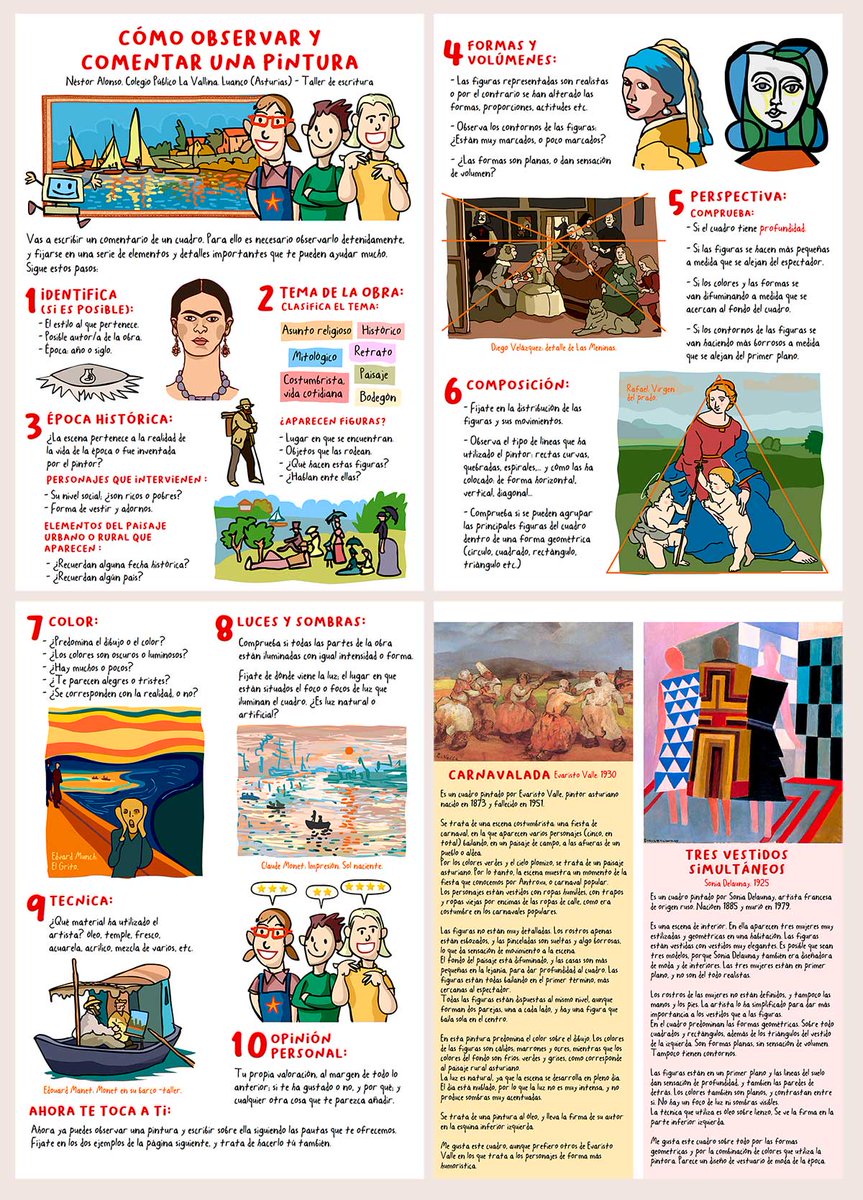 Potachov's tweet image. Cómo observar y comentar una pintura. Guía para primaria: tinyurl.com/bddjs82y