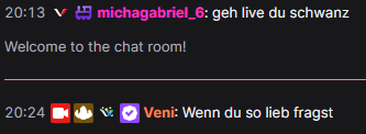 Venitroll's tweet photo. Wenn Offline Chat einen vermisst <3
Geh jetzt live, nur deswegen https://t.co/Lsuv3MQtdJ https://t.co/Ax78cWsfEg