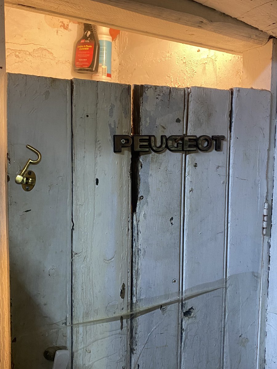 Ironically the door is broken