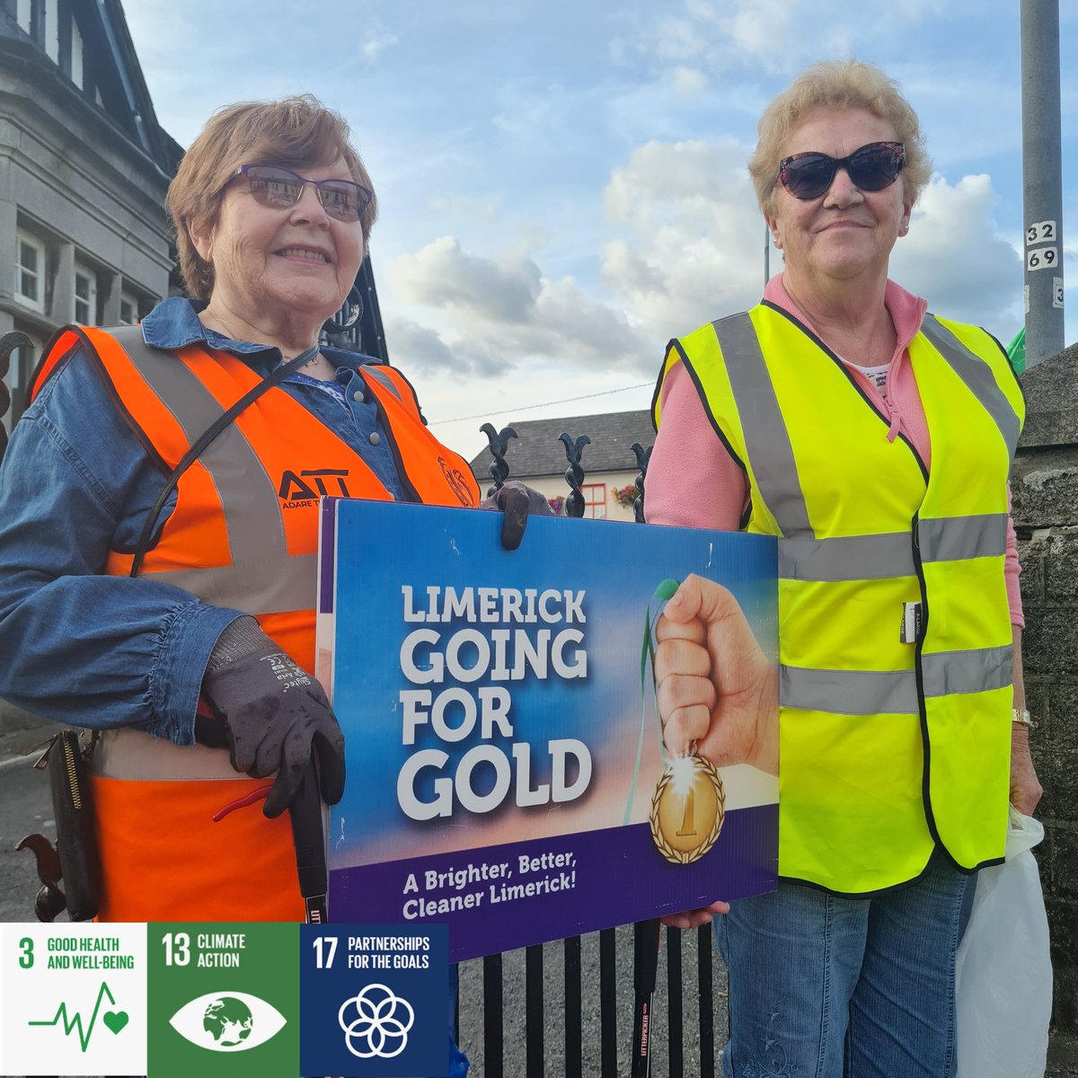 Adare Tidy Towns (@adaretidytowns) on Twitter photo It's @GoingForGoldLimerick week. Mary & Bridget keeping <a href="/AdareVillage/">AdareVillage</a> pristine for judging.
Help <a href="/adaretidytowns/">Adare Tidy Towns</a> by picking litter. #adaregoingforgold2022 <a href="/LimerickEnviron/">Limerick Environment</a> <a href="/TLC_Limerick/">Team Limerick Clean-Up</a> <a href="/LimerickCouncil/">Limerick Council - Comhairle Luimnigh</a> <a href="/Limerick_ie/">Limerick.ie</a> <a href="/TidyTownsIre/">Supervalu TidyTowns Competition</a> @voluntireland <a href="/JPProAm/">JP McManus Pro-Am</a>
#adareisnotanashtray It's @GoingForGoldLimerick week. Mary & Bridget keeping <a href="/AdareVillage/">AdareVillage</a> pristine for judging.
Help <a href="/adaretidytowns/">Adare Tidy Towns</a> by picking litter. #adaregoingforgold2022 <a href="/LimerickEnviron/">Limerick Environment</a> <a href="/TLC_Limerick/">Team Limerick Clean-Up</a> <a href="/LimerickCouncil/">Limerick Council - Comhairle Luimnigh</a> <a href="/Limerick_ie/">Limerick.ie</a> <a href="/TidyTownsIre/">Supervalu TidyTowns Competition</a> @voluntireland <a href="/JPProAm/">JP McManus Pro-Am</a>
#adareisnotanashtray