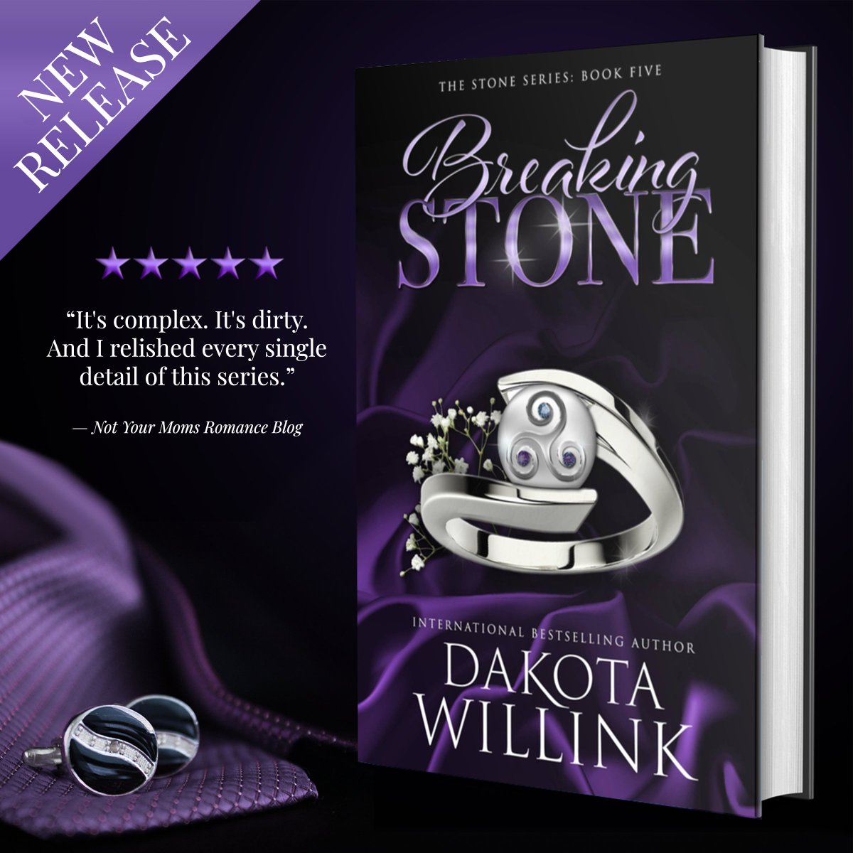 ✩★ NEW RELEASE! ✩★ Breaking Stone by @DakotaWillink is now LIVE! #reading #Books #billionaireromance #romance #steamyread #dakotawillink #dsbookpromotions Hosted by <a href="/DS_Promotions1/">DS Book Promotions</a> geni.us/BreakingStone
