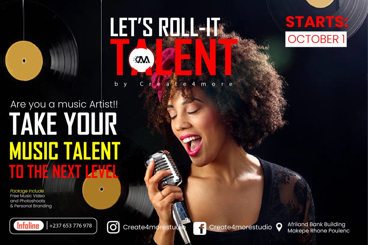 PrimosKM's tweet photo. Take your music talent to the next level.

#letsrollitTalent https://t.co/yV31pBuCis