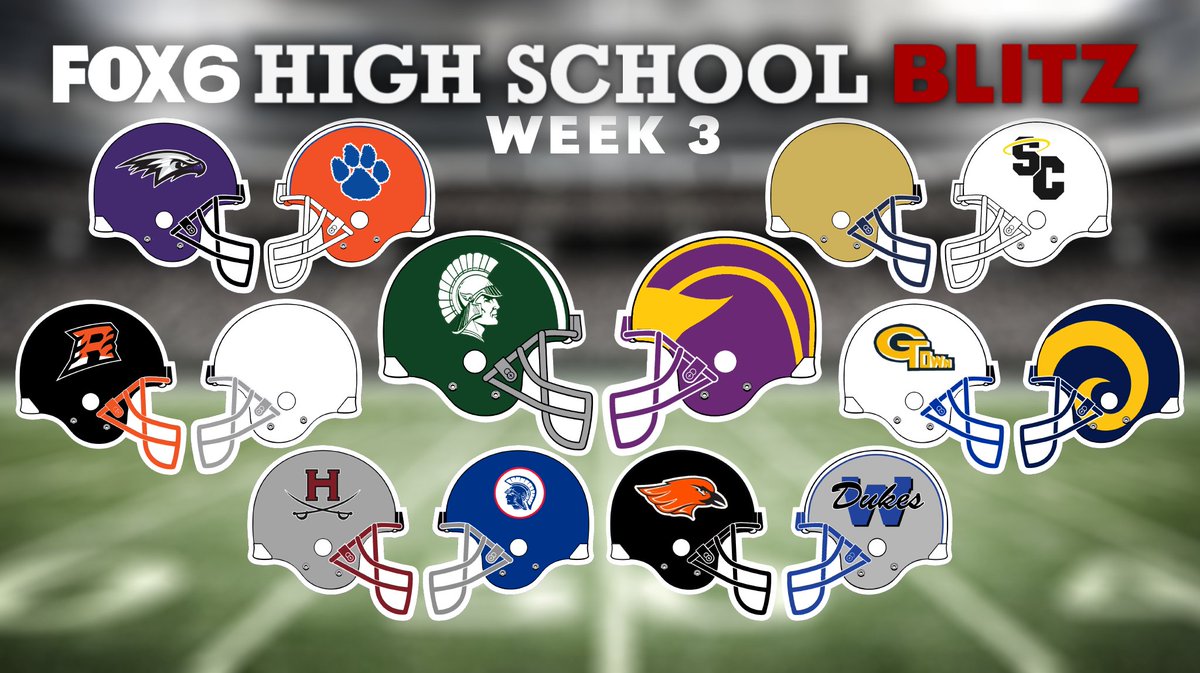 Which conference clashes will be on Week 3 of the FOX6 High School Blitz?