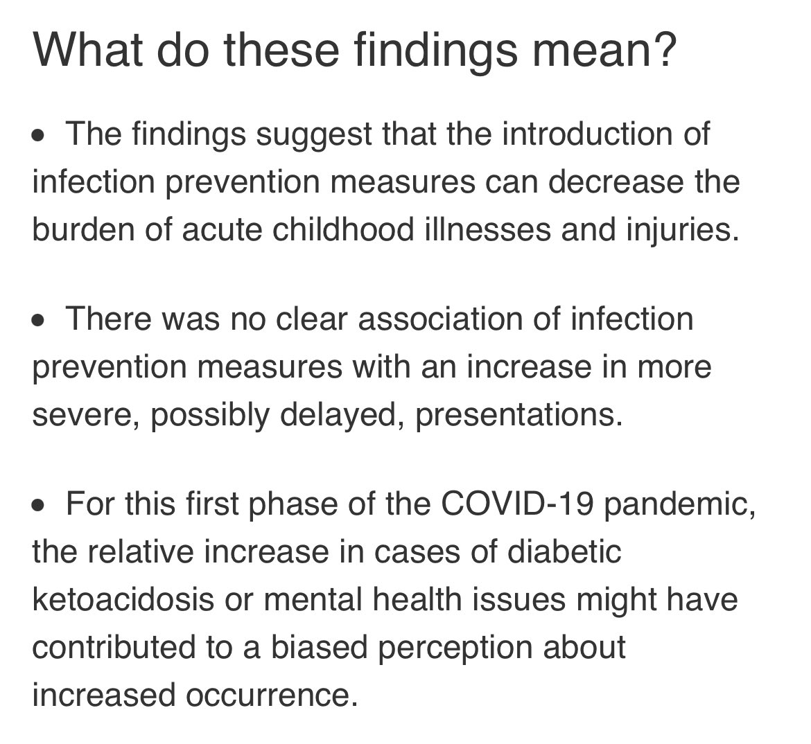 Damian_Roland's tweet photo. Likely there was some harm as result of parental fear at beginning of #COVID19 pandemic but our EPISODES study (led by @rgnijman) showed no clear association of infection prevention measures with an increase in more severe, possibly delayed, presentations
https://t.co/MjcmXB4yCF https://t.co/OCOSbUYJKP